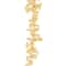 12 Packs: 26 ct. (312 total) Gold Alphabet Beads by Bead Landing™
